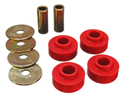 Energy Suspension 89-97 Ford Thunderbird / 99-04 Mustang Cobra Red Differential Carrier Bushings - 4.1126R