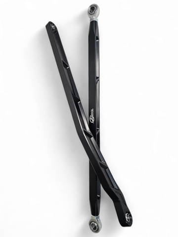 Elektric Offroad 2022+ Polaris Rzr Pro R Turbo R Billet High Clearance Radius Rods Anodized Blk - RRL610025