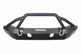 Fishbone Offroad 07-18 Jeep Wrangler JK Full Width Front Winch Bumper - Black Powdercoat - FB22068