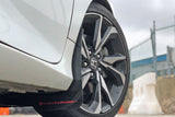 Rally Armor 16-21 Honda Civic Si Black UR Mud Flap w/Red Logo - MF50-UR-BLK/RD