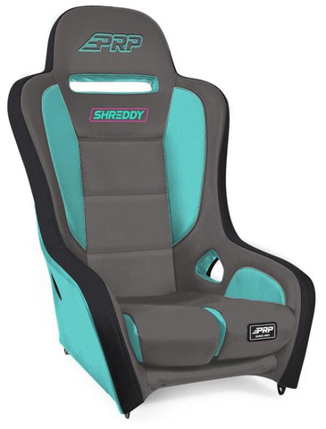 PRP Shreddy Podium Suspension Seat - Grey/Teal - SHRDYA9101-04