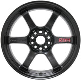 Gram Lights 57DR 17x9.0 +12 5x114.3 Semi Gloss Black Wheel - WGIQ12EH