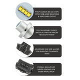 Oracle H16 4000 Lumen LED Headlight Bulbs (Pair) - 6000K - 5237-001