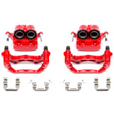 Power Stop 05-07 Infiniti G35 Front Red Calipers w/Brackets - Pair - S2870A
