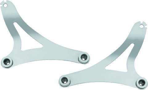 Kuryakyn Fixed Mounts Multi-Purpose Driver & Passenger Backrest 14-22 Indian Models Chrome - 7094