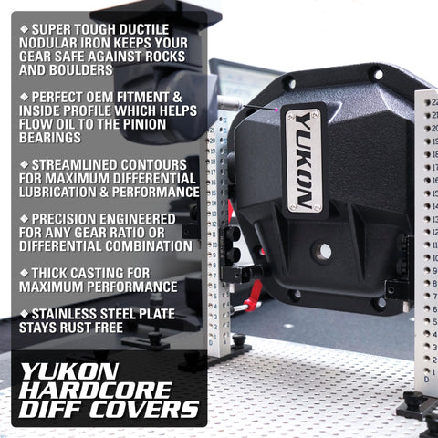 Yukon Gear Hardcore Diff Cover for Dana 30/Super 30 - YHCC-D30