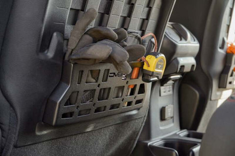 DV8 Offroad 2018-2025 Jeep Wrangler JL JLU Gladiator JT DV8 Offroad Seat Back Molle Pockets - MPJL-09