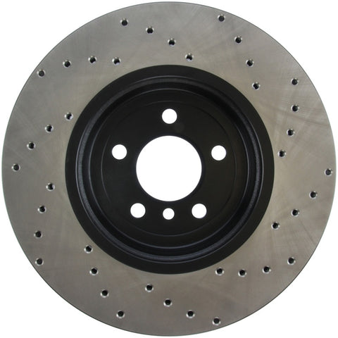 StopTech 11-15 BMW 535i/535xi/ 12-15 640i Front Right Drilled Sport Brake Rotor - 128.34124R