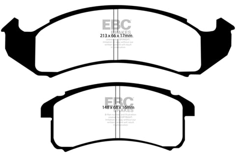 EBC 94-95 Chevrolet Lumina Minivan 3.1 Greenstuff Front Brake Pads - DP61142