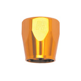 Russell Performance 2-Piece -6 AN Anodized Full Flow Swivel Hose End Sockets (Qty 2) - Orange - 615524