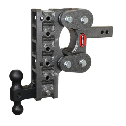 Gen-Y The Boss Torsion-Flex 3in Shank 12in Drop 2.4K TW 21K Hitch w/GH-061 Dual-Ball - GH-1816