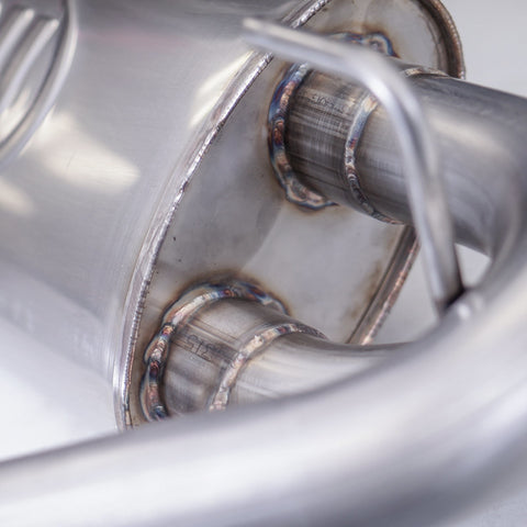 Stainless Works 2018+ Jeep Wrangler JL 304SS Factory Connect 2.5in Cat Back Exhaust System - JPJLUCB