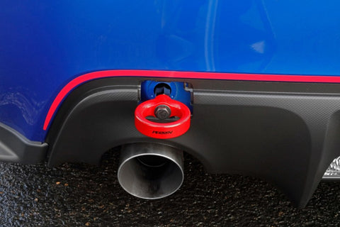 PERRIN 13-20 & 2022 Subaru BRZ / 13-16 Scion FRS / 17-20 Toyota 86 Tow Hook Kit (Rear) - Red - PSP-BDY-255RD