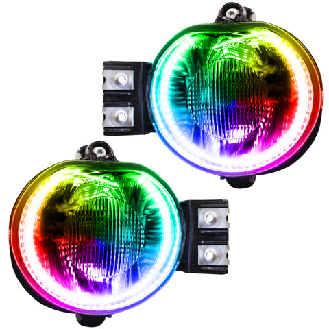 Oracle Dodge Ram 06-08 LED Fog Halo Kit - ColorSHIFT - 1123-333