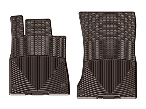 WeatherTech 2014+ Mercedes-Benz S-Class Front Rubber Mats - Cocoa - W351CO