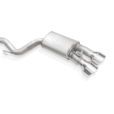 Stainless Works 2020 Ford GT500 Redline Catback H-Pipe Exhaust Factory Connect - Polished Tips - GT500CBHFCR