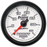 Autometer Phantom II 52.4mm Mechanical 0-35 PSI Boost Gauge - 7504