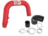 aFe BladeRunner 2.5in Red IC Tube Hot Side w/ Coupling & Clamp Kit 2016 GM Colorado/Canyon 2.8L - 46-20268-R