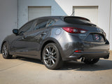 aFe Takeda 2-1/2in 304 SS Cat-Back Exhaust w/ Polished Tips 14-18 Mazda 3 L4 2.0L/2.5L - 49-37015-P
