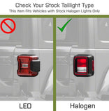 Raxiom 18-23 Jeep Wrangler JL Axial Series LED Tail Lights- Black Housing (Smoked Lens) - J142664-JL