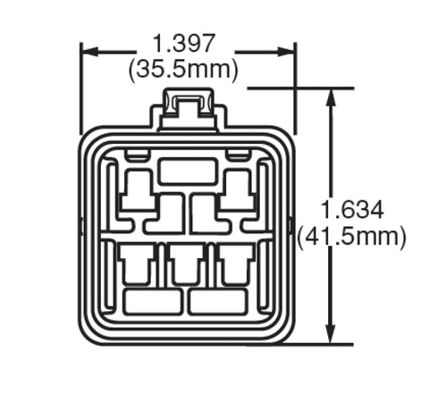 Hella Relay Connector ISO Mini Weatherproof w/ 12in Leads - H84709001