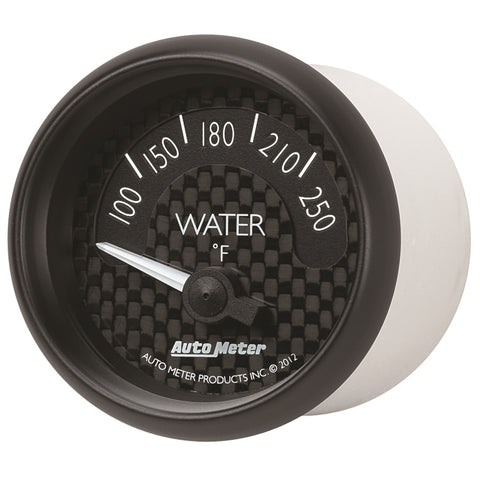 Autometer GT Series 52mm Short Sweep Electronic 100-250 Deg F Water Temperature - 8037