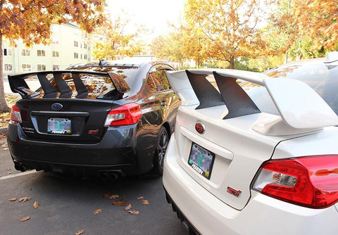 PERRIN 15-21 Subaru STI Wing Stabilizer - Black - PSP-BDY-103BK