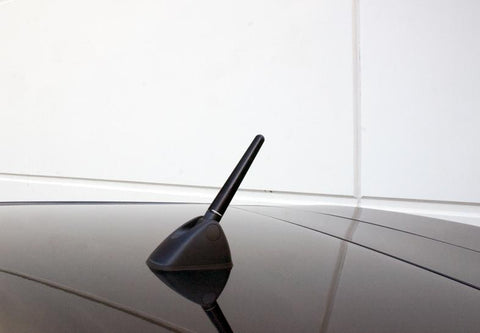 PERRIN 08-14 Subaru WRX/STI & 09-14 Forester Shorty Antenna w/OEM Pivoting Base - 3in. Mast - PSP-BDY-121