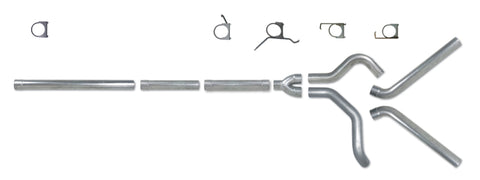 Diamond Eye KIT 4in CB MFLR RPLCMENT PIPE DUAL AL: 2004.5-2007.5 DODGE CUMMINS 600 - K4236A-RP