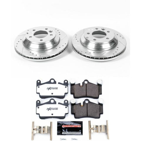 Power Stop 07-15 Audi Q7 Rear Z26 Street Warrior Brake Kit - K5312-26