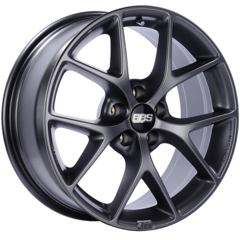 BBS SR 18x8 5x112 ET21 CB66.5 Satin Grey Wheel - SR032SG