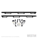Westin/HDX 99-16 Ford F-250/350 Crew Cab (6.75ft Bed) Stainless Drop Nerf Step Bars - Textured Black - 56-5340152