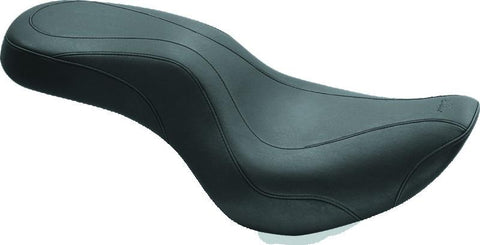 Mustang 00-15 Harley Softail Standard Rear Tire Wide Touring Solo Seat w/Studs - Black - 76233