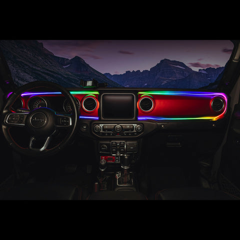 ORACLE Lighting Jeep Wrangler JL / Gladiator JT ColorSHIFT Fiber Optic LED Interior Kit - 4236-333