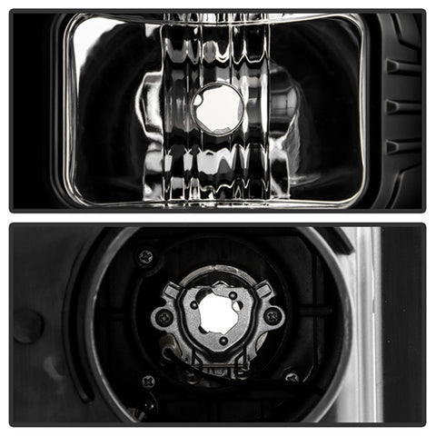 Spyder 19-22 Dodge Ram 2500 (Halogen Only) Projector Headlights - Black PRO-YD-DR19HDHALSI-SEQ-BK - 5088611