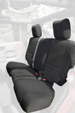 Rugged Ridge Seat Cover Kit Black 11-18 Jeep Wrangler JK 4dr - 13297.01