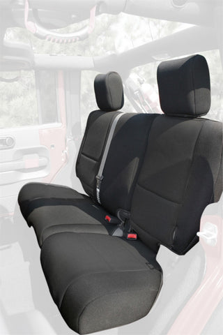 Rugged Ridge Seat Cover Kit Black 11-18 Jeep Wrangler JK 4dr - 13297.01