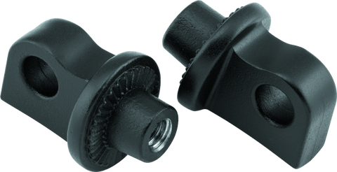 Kuryakyn Splined Peg Adaptors Satin Black - 8898