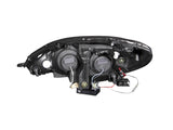 ANZO 2002-2003 Lexus Es300 Projector Headlights w/ Halo Black - 121232