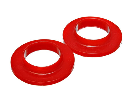 Energy Suspension Universal 2 1/8in ID 3 3/4in OD 3/4in H Red Coil Spring Isolators (2 per set) - 9.6118R