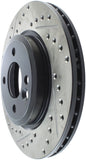 StopTech 02-07 Mini Cooper/Cooper S Slotted & Drilled Right Front Rotor - 127.34067R
