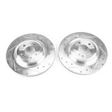 Power Stop 15-16 Mercedes-Benz SL400 Rear Evolution Drilled & Slotted Rotors - Pair - EBR1464XPR