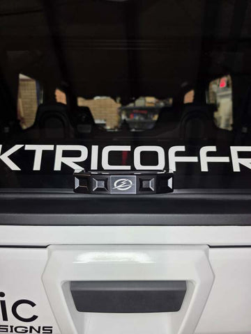 Elektric Offroad 2024+ Polaris Xpedition Rear Glass Handle Anodized Black - XDMSM0001