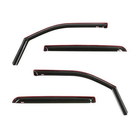 Westin 19-22 Ram 1500 Crew Cab(Excl. 19-22 Ram 1500 Classic) In Channel Wind Deflector 4pc - Smoke - 72-35407