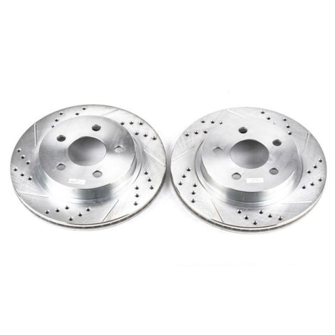 Power Stop 93-97 Chevrolet Camaro Rear Evolution Drilled & Slotted Rotors - Pair - AR8249XPR