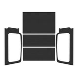 DEI 04-06 Jeep Wrangler LJ Unliminted Leather Look Headliner Complete Kit - Black - 50604