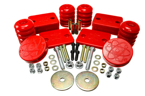 Energy Suspension 18-20 Jeep Wrangler JL Red Front Bump Stop Set (Set of 2) - 2.6115R