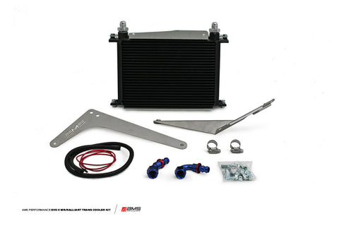 AMS Performance 08-15 Mitsubishi EVO X MR/Ralliart SST Transmission Oil Cooler Kit - AMS.04.02.0001-1