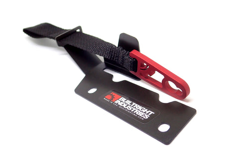 BuiltRight Industries 09-20 Ford F-150/Raptor (09-14 SuperCrew Only) Rear Seat Release - Black Strap - 100100