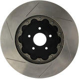 StopTech 09-11 Nissan GT-R Front Left Slotted Bare Iron 380x34mm Aero-Rotor Kit - 129.42104.13